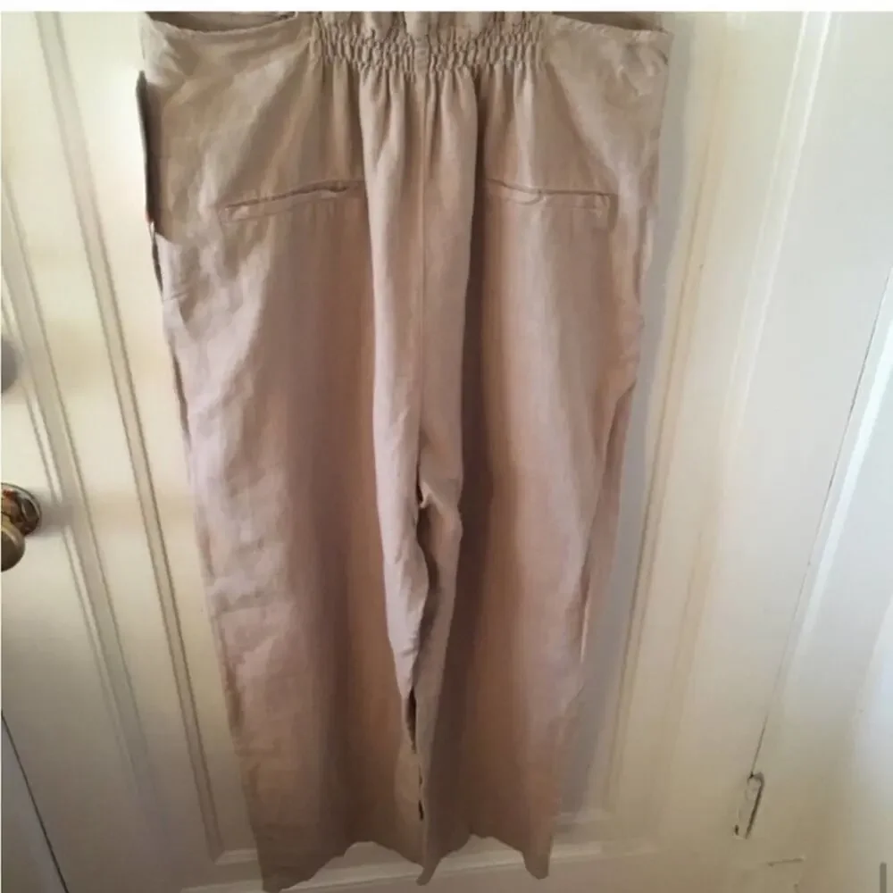 Zara Gathered Jumpsuit with Straps Size Small